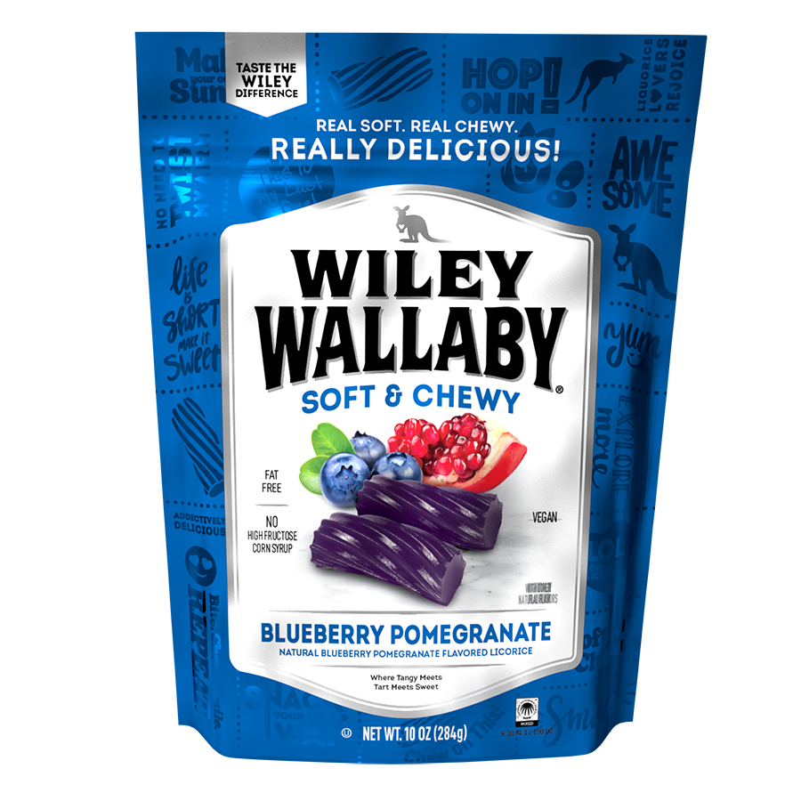 Blueberry Pomegranate Licorice bag front