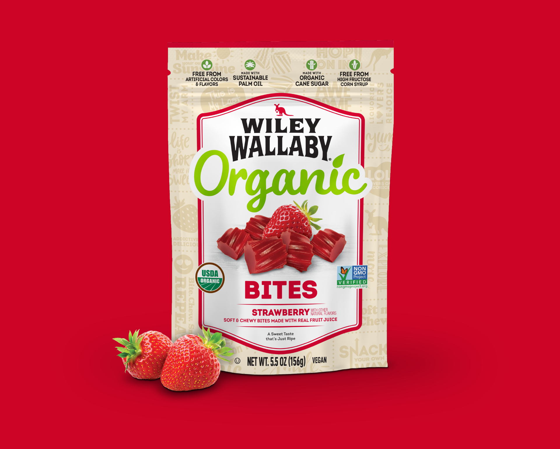 Organic Strawberry Bites