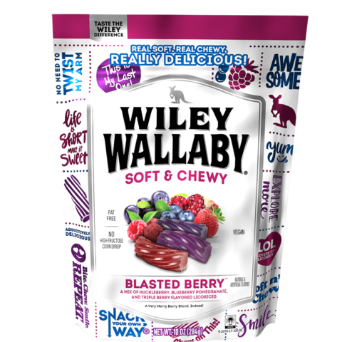 licorice blasted wallaby 10oz chewy