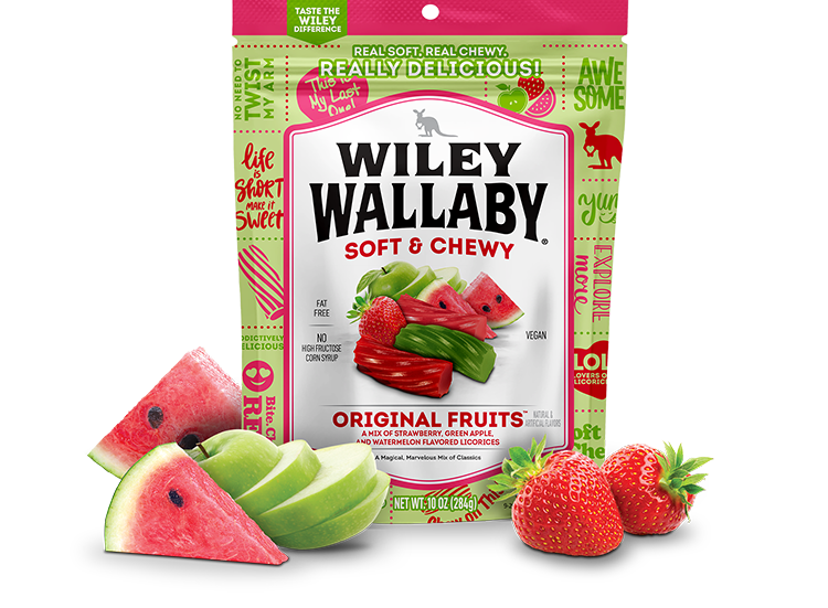 Limited edition wiley wallaby gourmet licorice