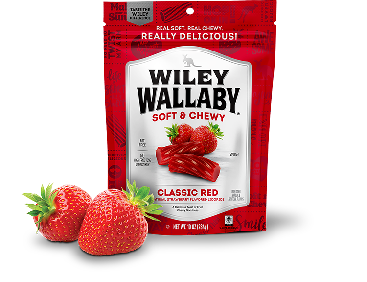 Wiley Wallaby Classic Red Licorice