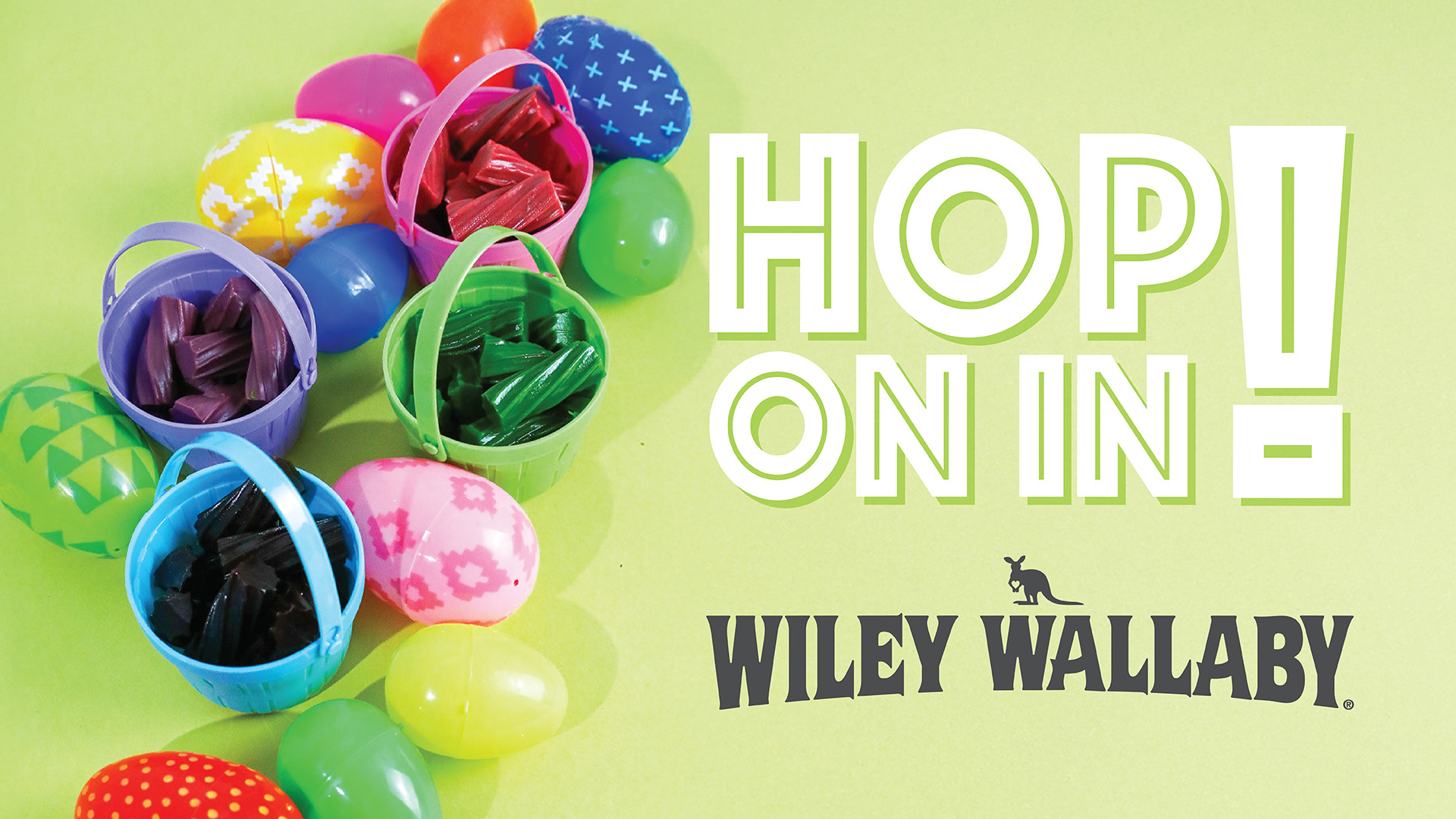 HOP ON IN! - Wiley Wallaby Easter slide